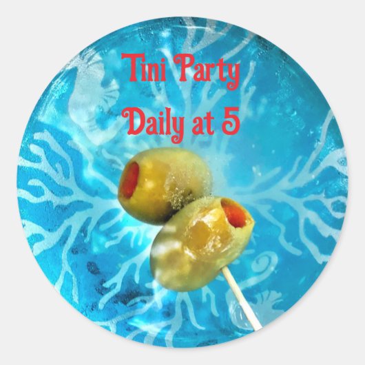 Tiniパーティーシール ラウンドシール (正面)