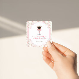 'Tiniビットより古いエスプレッソMartiniコケット誕生日 スクエアシール