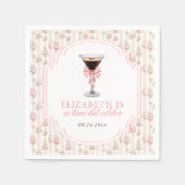 'Tiniビットより古いエスプレッソMartiniコケット誕生日 スタンダードカクテルナプキン (正面)