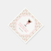 'Tiniビットより古いエスプレッソMartiniコケット誕生日 スタンダードカクテルナプキン (角)