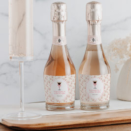 'Tiniビットより古いエスプレッソMartiniコケット誕生日 スパークリングワインラベル