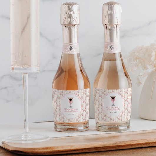 'Tiniビットより古いエスプレッソMartiniコケット誕生日 スパークリングワインラベル