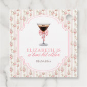 'Tiniビットより古いエスプレッソMartiniコケット誕生日 フェイバータグ (裏面)