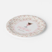 'Tiniビットより古いエスプレッソMartiniコケット誕生日 ペーパープレート (アングル)