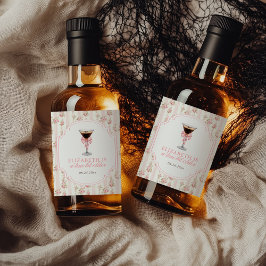 'Tiniビットより古いエスプレッソMartiniコケット誕生日 リキュールボトルラベル