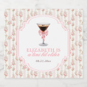 'Tiniビットより古いエスプレッソMartiniコケット誕生日 リキュールボトルラベル (シングルラベル)