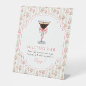 'Tiniビットより古いエスプレッソMartiniバーコケット 台座サイン (正面)