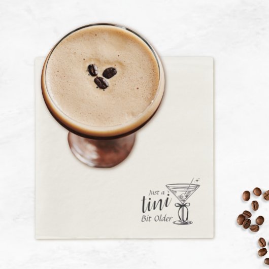 Tiniビットより古い – クラッシーMartiniテーマ スタンダードランチョンナプキン