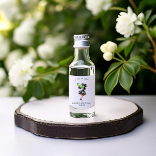 Tiniビットより古い Martiniをテーマにした誕生日のお願い リキュールボトルラベル