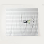 Tiniビットより古い | Martiniをテーマにした誕生日 タペストリー (正面(横))