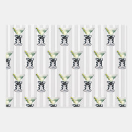 Tiniビットより古い | Martiniをテーマにした誕生日 ラッピングペーパーシート