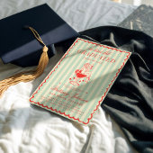 Tiniビットウェスタン女性のカーボーイ卒業 招待状