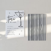 TIniビットオールドマルティニ誕生日 招待状