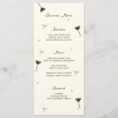 Tiniビット古いエスプレッソ手描き誕生日 メニュー (正面)