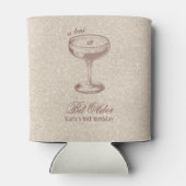 Tiniビット古いエレガント金ゴールド誕生日 缶クーラー (裏面)