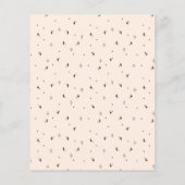 Tiniビット古い予算の誕生日パーティーの招待 (裏面)