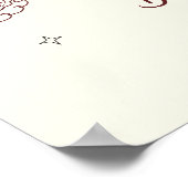 Tiniビット古い手予測できな描き誕生日へようこそ ポスター (角)