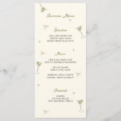 Tiniビット古い手予測できな描き誕生日 メニュー (正面)