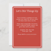 Tiniビット古い – ベリードリンクテーマ 招待状 (裏面)