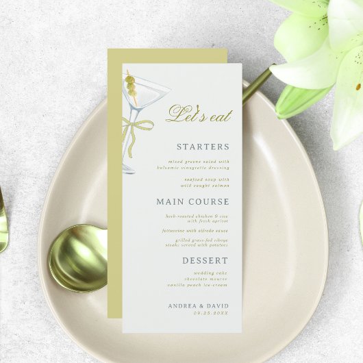 Tiniビット年上のMartini大人30歳の誕生日パーティー メニュー