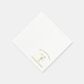 "Tiniビット長"汚いMartiniオリーブバチェロレッテ スタンダードカクテルナプキン (角)