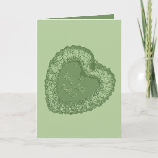 "Tini"ビット古いヴィンテージケーキカード カード (正面)