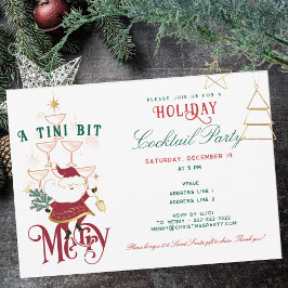 Tini Bit Merry マティーニ オフィス クリスマス カクテル 招待状