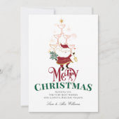 Tini Bit Merry Martini Office Christmas Santa シーズンカード (正面)
