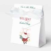 Tini Bit Merry Martini Office Christmas Santa フェイバーボックス (正面サイド)