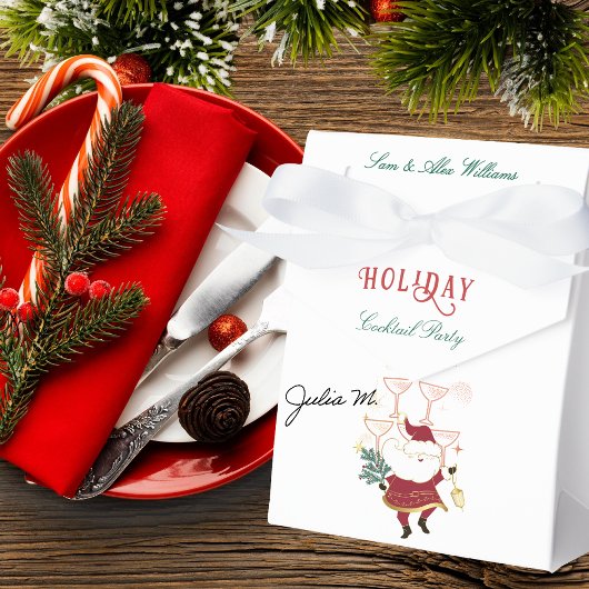 Tini Bit Merry Martini Office Christmas Santa フェイバーボックス