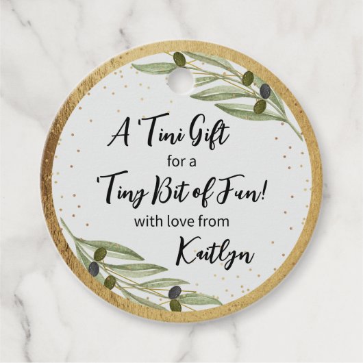 Tini Bit Of Fun Martini Soirée フェイバータグ (正面)