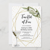 Tini Bit Of Fun Martini Soirée 招待状 (正面)