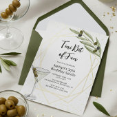 Tini Bit Of Fun Martini Soirée 箔招待状