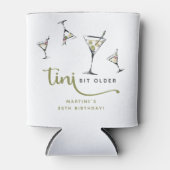 'Tini Bit Older' マティーニカクテル 大人の誕生日 缶クーラー (正面)