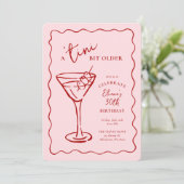 Tini Bit Older 30th Birthday Party 招待状 (スタンド正面)