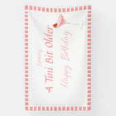 Tini Bit Older - Berry Drink Theme 横断幕 (縦)