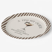 Tini Bit Older Espresso Martini Birthday Party ペーパープレート (アングル)