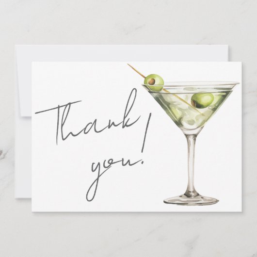 Tini Bit Older Martini サンキューカード (正面)