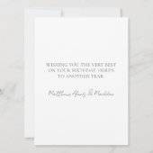 Tini Bit Older Martini Happy Birthday カード (裏面)