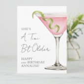 Tini Bit Older Martini Happy Birthday カード (スタンド正面)