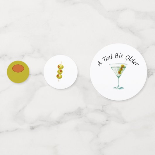 Tini Bit Older - Olive & Drink Theme コンフェッティ (正面)