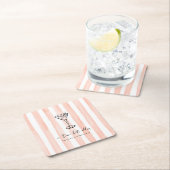 Tini Bit Older Personalized Birthday Party スクエアペーパーコースター (インサイチュ)