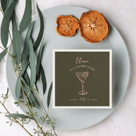 Tini Bit Older Personalized Birthday Party スタンダードカクテルナプキン