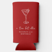 Tini Bit Older Personalized Birthday Party スリム缶クーラー (裏面)