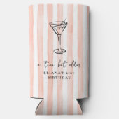 Tini Bit Older Personalized Birthday Party スリム缶クーラー (裏面)