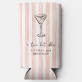 Tini Bit Older Personalized Birthday Party スリム缶クーラー (正面)