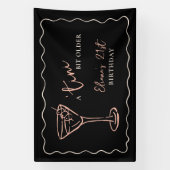 Tini Bit Older Personalized Birthday Party 横断幕 (縦)