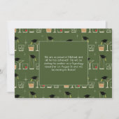 Tini Bit Smarter Graduation Announcement Martini 招待状 (裏面)