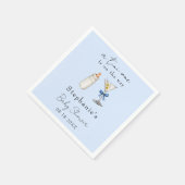 Tini Oneはブルーマルティニの赤ちゃんシャワーの方法の1つである スタンダードカクテルナプキン (角)