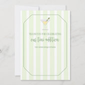 Tini One Baby Shower サンキューカード (正面)